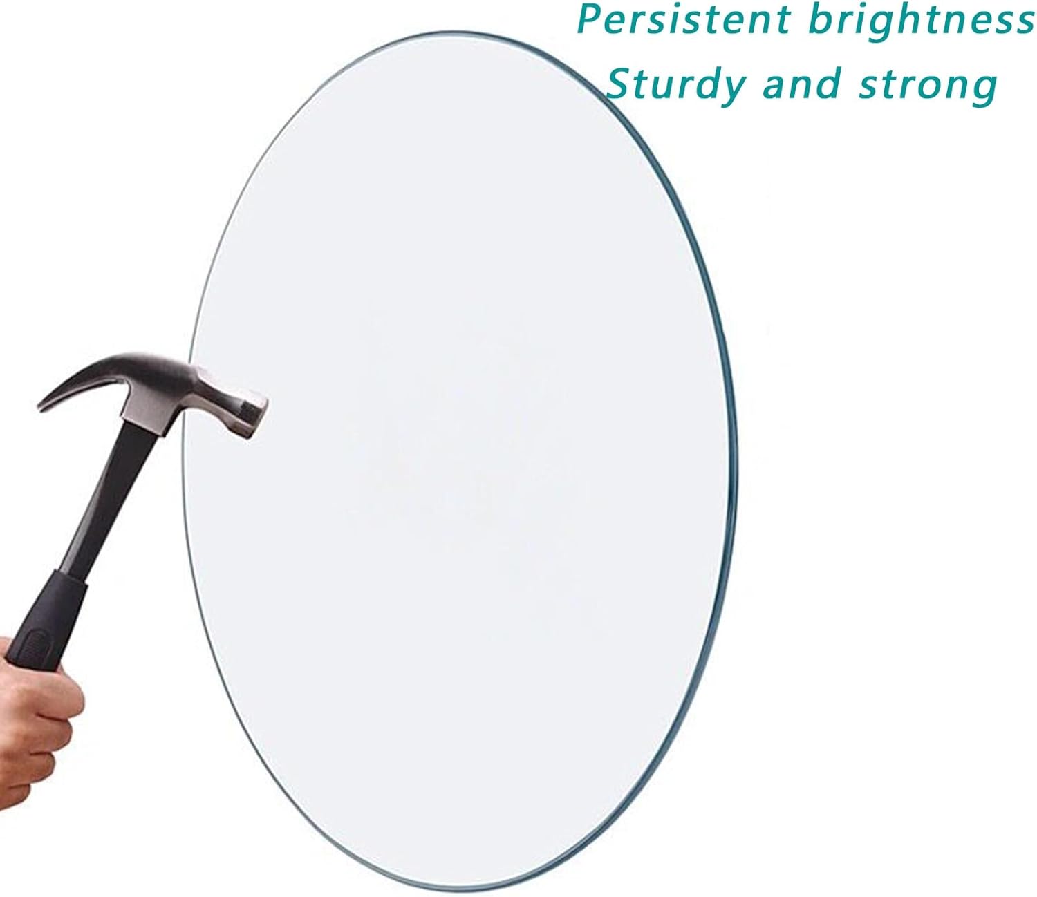 Round Clear Tempered Glass Table Top, 15in-17in-20in-25in-27in, Round Tempered Glass Table Top, Perfect Circle, Bevel Premium Circular Plate Glass(80CM(31.5IN))