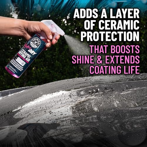 Image of Chemical Guys HydroDry, Ceramic Drying Aid - 16 oz Quick Detail Spray Enhances Shine and Protection After Wash, Safe for Cars, Trucks, SUVs, Motorcycles, and RVs - Hydrophobic Gloss Booster