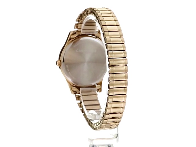 Caravelle Women\'s Gold Tone Quartz Stainless‎ Steel Back Stretch Band Wristwatch GUEST_ac4c9a0e-278d-4da9-975f-  main image 3