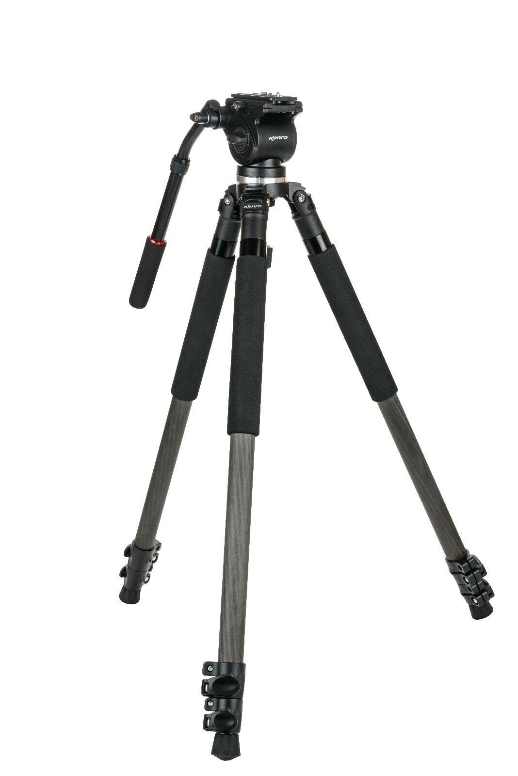 Kenro Standard Carbon Fibre Video Tripod Kit With Ball Head 6Kg Kenvt102c