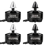 Crazepony 4pcs 2206 2700KV Brushless Motor 2-4S Lipo 2CW 2CCW for FPV Racing Drone Quadcopter for...