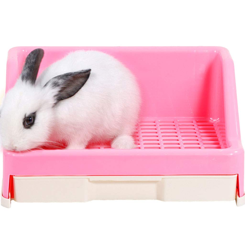 Lettiera per animali domestici, cassetto per conigli, vasino, comodo bagno per porcellini d'India, accessori per furetti, conigli, scoiattoli, maiale