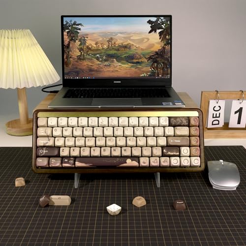 Teclas Oasis PBT - Teclas MOA, teclas personalizadas 60 65 75 100 por cento, 5 teclas de sublimação