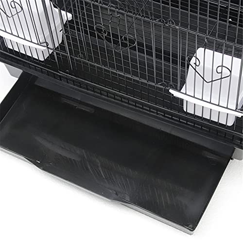 vogelkooi, metalen vogelkooi, volière, niet gemakkelijk te roesten en corrosie, inclusief dennenstokken en voederbakken… - Afbeelding 6