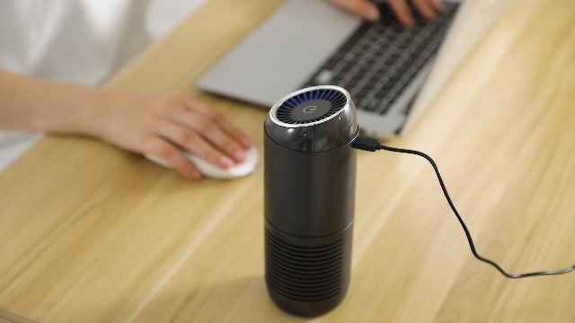 Personal Portable Air Filter - HEPA & Carbon Purifier For Odor & Smell, Includes 2 Cartridges, Eco-Friendly - View #3