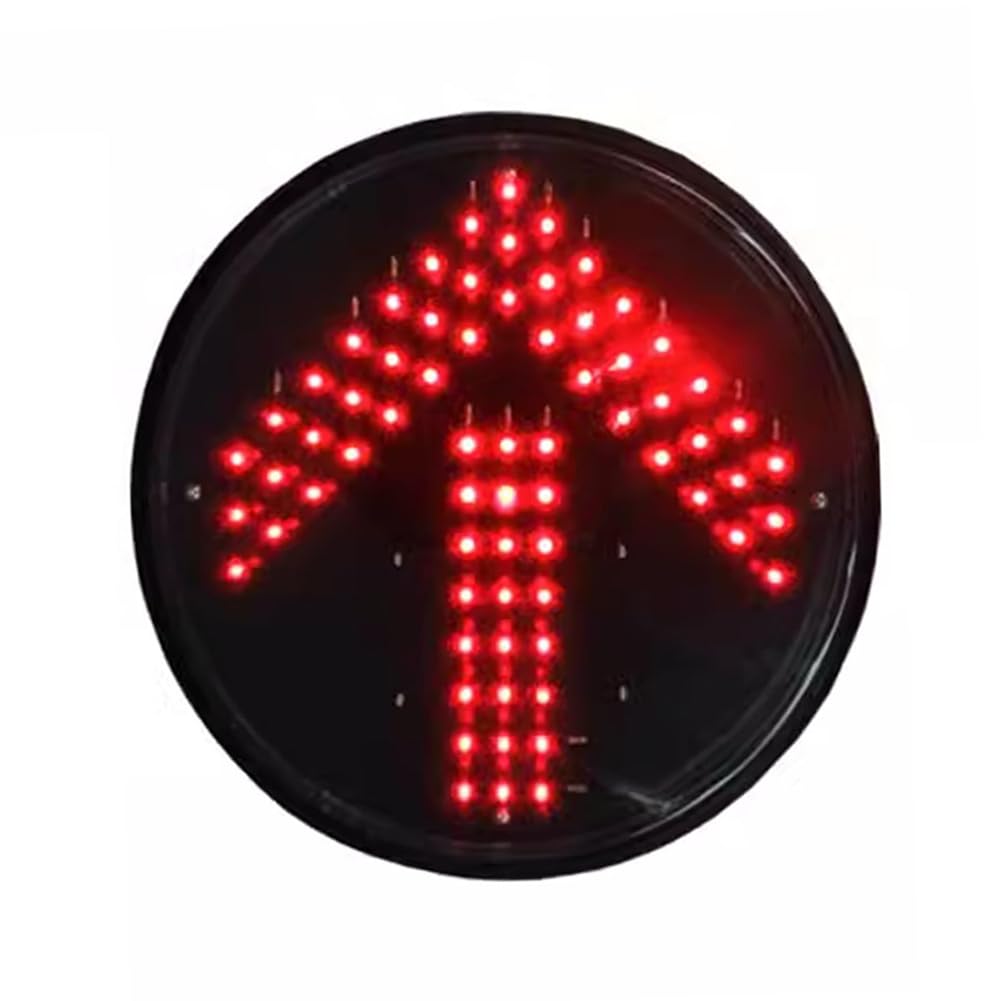 YushenFu 8/12/16Inch Arrow Style LED Traffic Light, Waterproof Traffic Indicators Lights, Traffic Signal Light For Car Washes, Road(Size:Red16Inch,Color:12-24v)