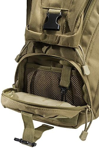 Monkey Paks Tactical Hydration Backpack System w/ 2.5L Water Bladder, Front Pockets, Paracord Zipper Pulls, Molle Webbing - Outdoor Gear for Men & Women - Hiking, Running, Biking, Walking, Skiing