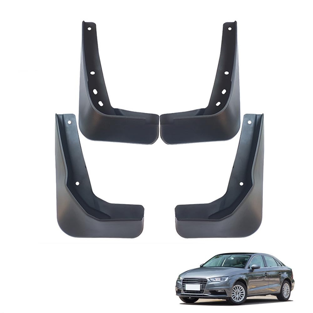 Amhvmu Normal 4Pcs Mud Flaps For Audi A3 (Sedan) 2014-2016