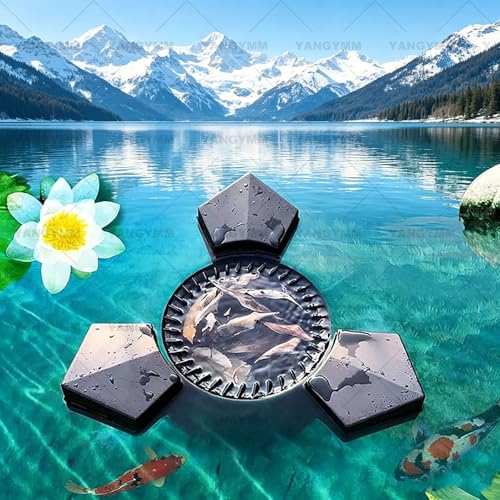 Skimmer flotante para piscinas y estanques con bomba de succión potente de 43W 4