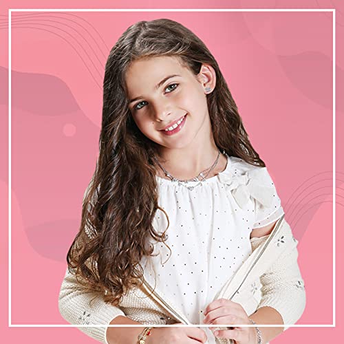 Kids Hypoallergenic Earrings, Butterfly Screwback Earrings For Girls, White Gold Toned Baby Earrings With Surgical Titanium Screwback Posts, Jewelry For Kids, Earring Set With Colorful Crystals #TOP5