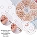PH PandaHall 1250pcs Open Jump Rings, 6 Sizes Jewelry Loop Ring Jump Lock Rings O Ring Connectors Rose Gold Links for Earring Bracelet Necklace Jewelry Making (4mm, 5mm, 6mm, 7mm, 8mm, 10mm)