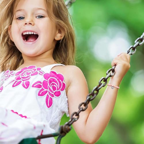 Image of Sereney Birthday Gifts for Girls, Beaded Bracelets as 1 /2 1 2 3 4 5 6 7 8 9 10 11 12 13 14 15 16 Year Old Birthday Gift, Adjustable Cross /Pearl Bracelet as Happy Birthday Gifts for Daughter