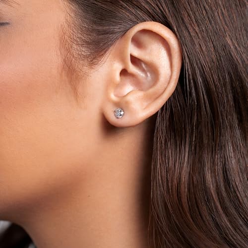 Image of Privosa - Lab Grown Diamond Stud Earrings in 14K Gold
