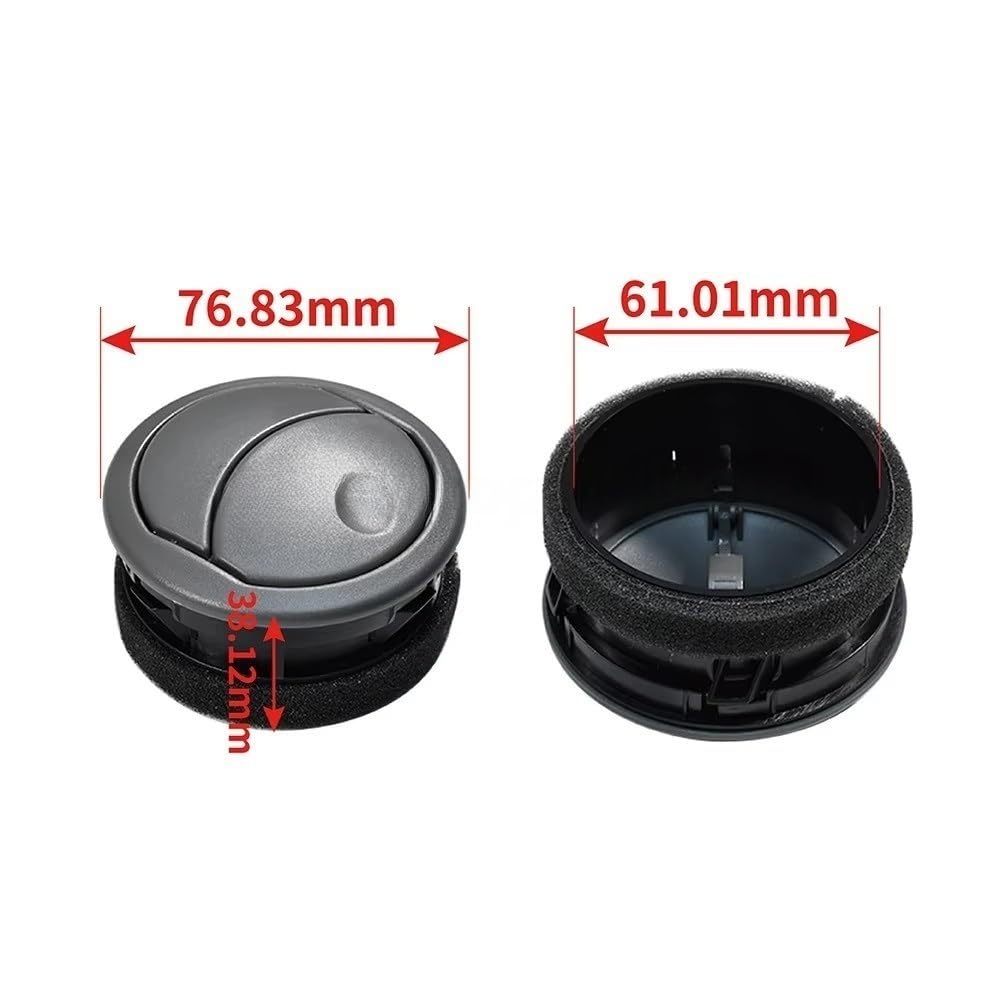 Auto Bocchette aria condizionata 735442827 735362554 Diffusore griglia riscaldamento CRUSCOTTO bocchetta sfiato aria cruscotto per PANDA MK2 169 2003-2012