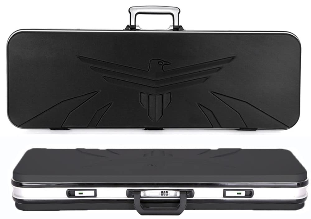 REMEK Fundas Rígidas 65/80/90/100cm Estuche De Rifle Duro Cajas Almacenamiento con Espuma Precortada Maletín De Almacenamiento Armas Largas Impermeable Protección Resistente A La Presión