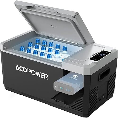 ACOPOWER LiON Mini Refrigerador Congelador para Automóvil 19 Cuartos, Batería No Incluida