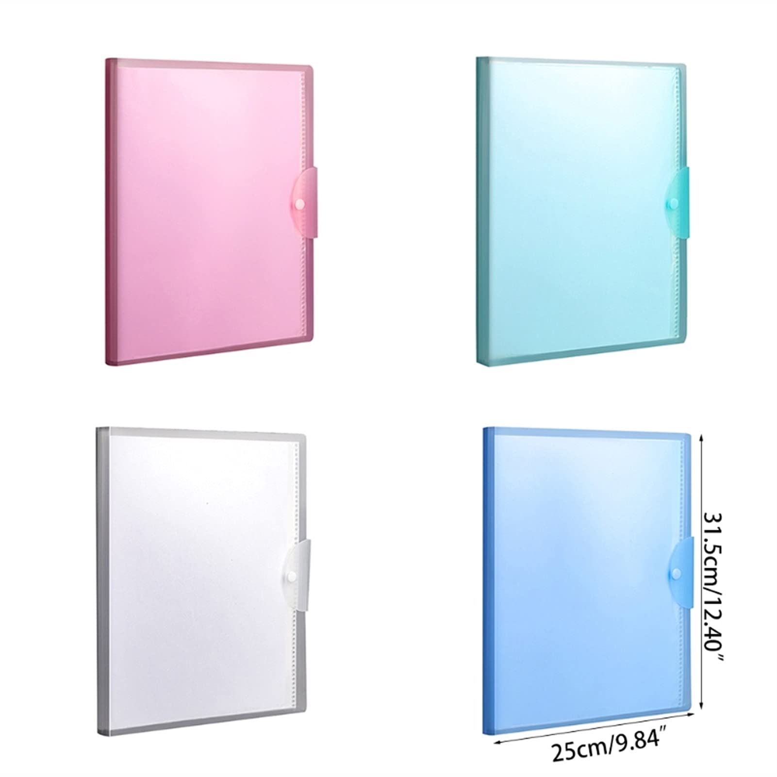 Rozszerzalny teczka Rozszerzalny Papier Testowy Dokumenty Organizator Foldery 20 Kieszeń/30 Kieszeń/40 Kieszenie do Szkoły Biura Menedżera Plików (Kolor: WH-40)