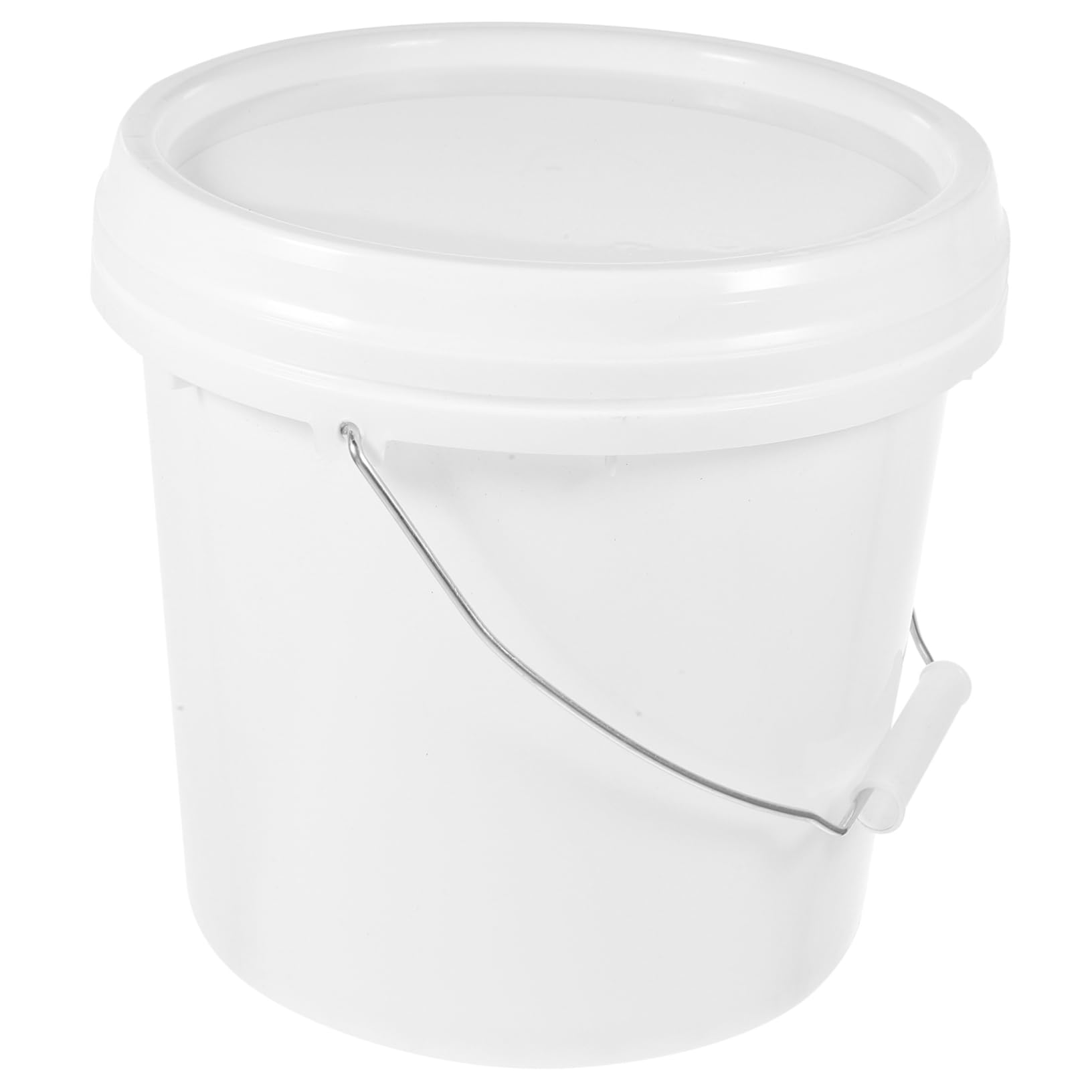 2piezas Cubo Plástico Sellado Tapa Cubeta De Pintura Conveniente y Ligera para Almacenamiento y Envasado De Alimentos