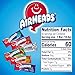 Airheads Full-Size Candy Bars, Taffy Candy Bulk Variety Pack, Individually Wrapped, Six Assorted Fruit Flavors Artificially Flavored, 60 Count Box