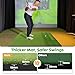 RELILAC 5x4FT Golf Mat with Ball Tray, 31mm Heavy Duty Golf Batting Mat for Backyard, Driving, Indoor and Outdoor Exercise, Divot Matte with 3 Tees for Debris Swing Driving Training