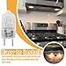WELURE for GE Microwave Oven Light Bulbs 10-Pack - G8 Bi-Pin Halogen for Range Hood & Stove Lighting
