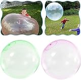 47'' Giant Bubble Ball for Adults Inflatable Water Ball Beach Garden Ball for Outdoor Indoor Play(Green)