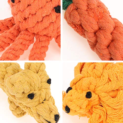 Balacoo Brinquedo de mastigar para cães de 6 peças pequeno médio grande filhote de cachorro brinqued