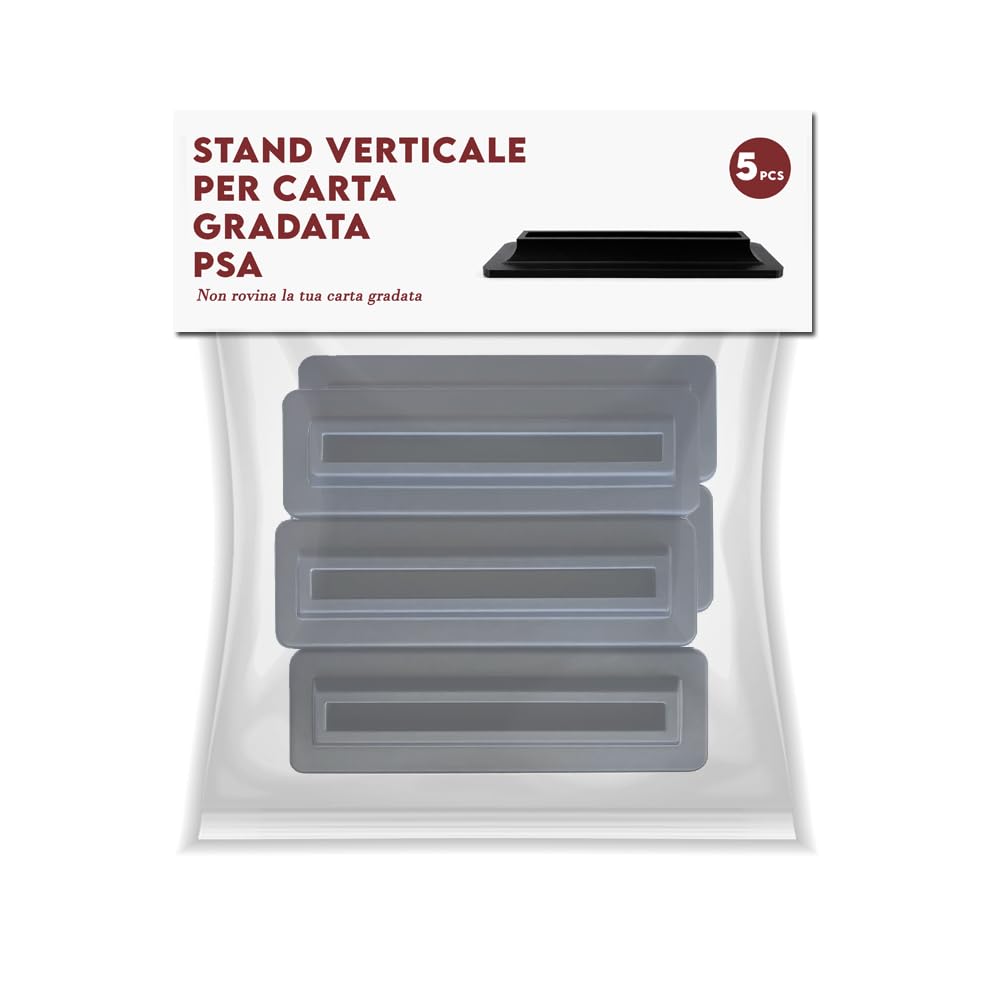 D&D Stand verticale per carta gradata PSA e GRAAD, espositore base per PSA, (5pz Nero)