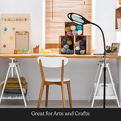 image for Brightech LightView Pro Magnifying Floor Lamp - Hands Free Magnifier w