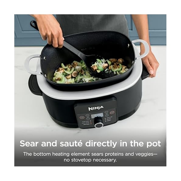 Ninja-12-in-1-PossibleCooker-PLUS-85-qt-Sous-Vide-Proof-Multi-Cooker-Slow-Cooker-Dutch-Oven-More-Glass-Lid-Integrated-Spoon-Nonstick-Oven-Safe-Pot-to-500F-Black-MC1010