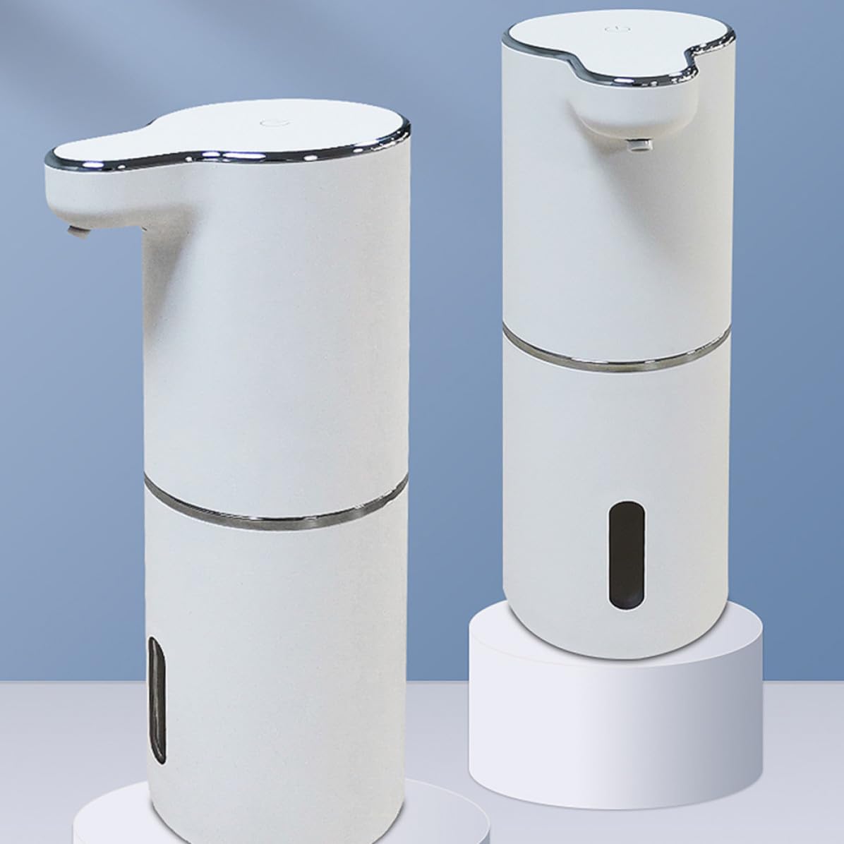 VILLCASE Dispensador Automático de Jabón Infrarrojo Abs Blanco | Múltiples Niveles de Ajuste, Control Táctil, Carga Usb, Uso en Hotel y Cocina