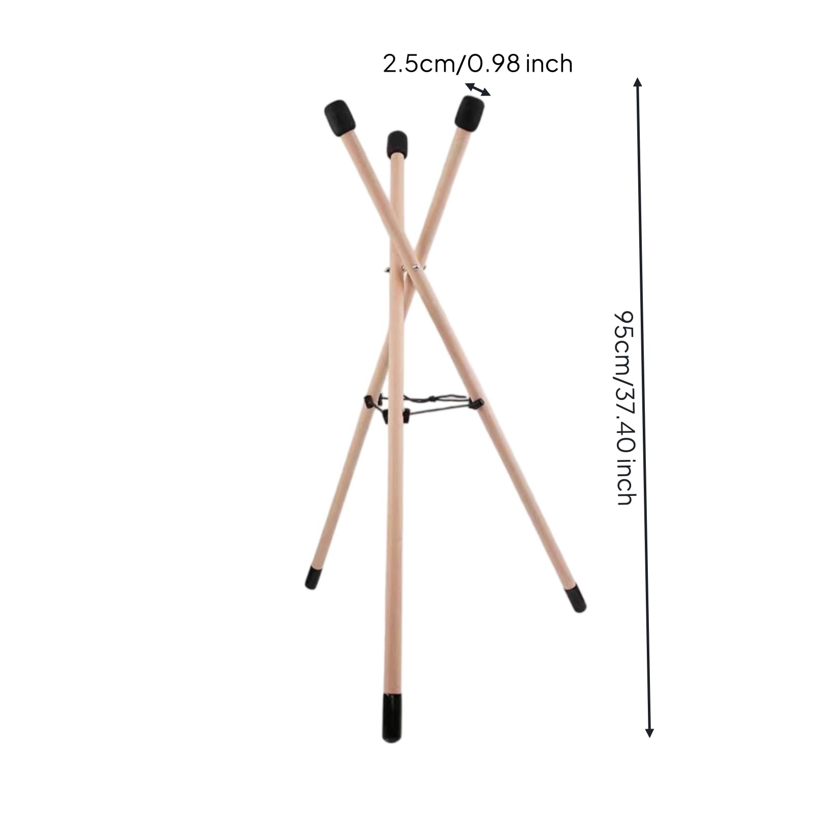 Zungentrommelständer Massivholz Drum-Ständer Tragbar Drum-Trommelständer für Musiker, Schlagzeuger, Proberaum , Groß 100 Cm Höhe, Für Stehende Nutzung