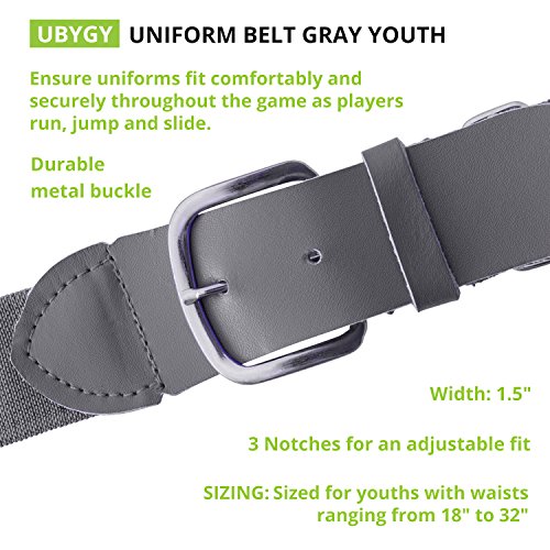 Image of Champion Sports Baseball & Softball Belt - Stretch Fit Uniform Belt for Youth & Adult Players, Multiple Colors