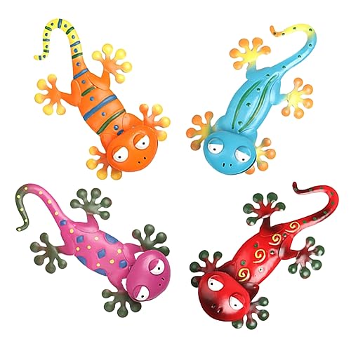 Décoration murale gecko durable contre la rouille pour rénover vos vieux murs et clôtures