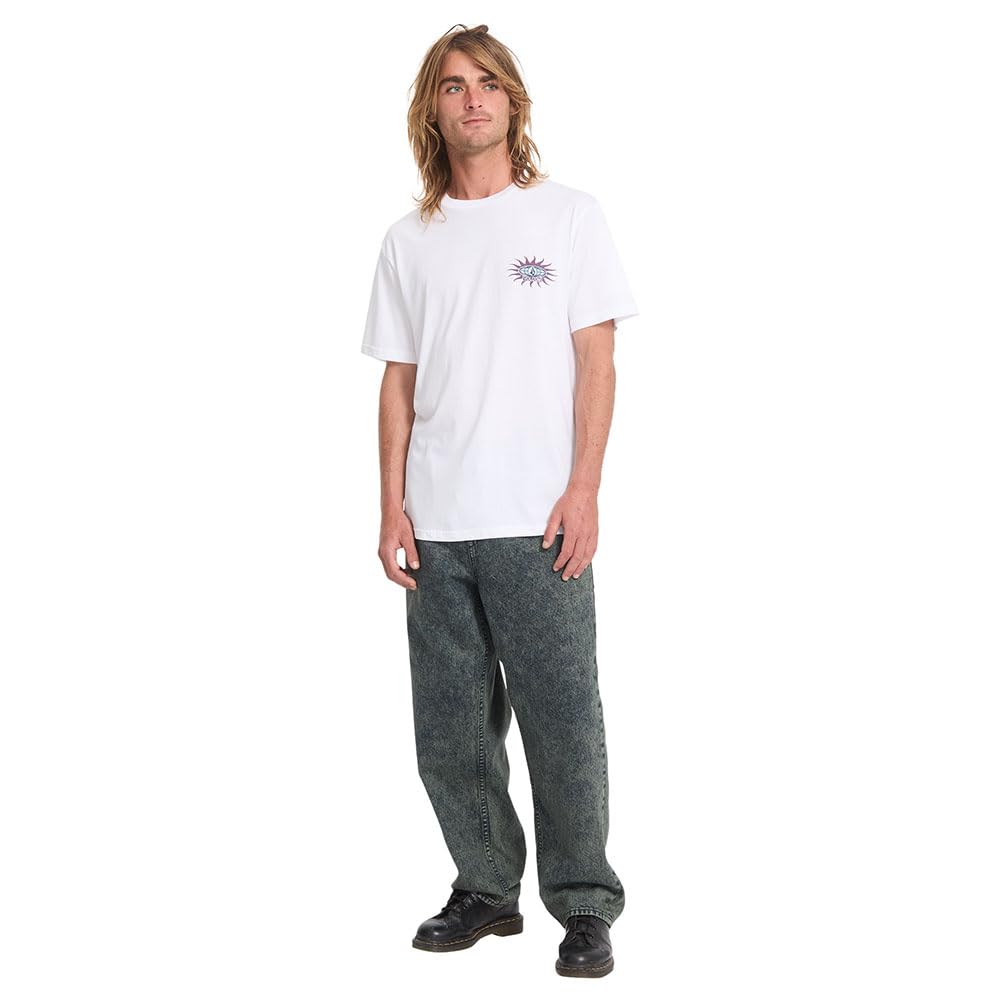 Volcom Camiseta De Manga Corta Sunlog Basic L