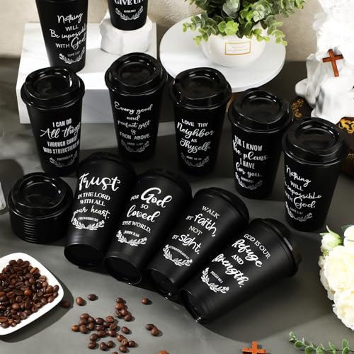 Pack 20 Vasos Plásticos con Tapa 16oz Skylety Negro miniatura 5