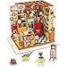 Rolife DIY Dollhouse Miniatures Craft Kits for Adults (Samâ€™s Study)