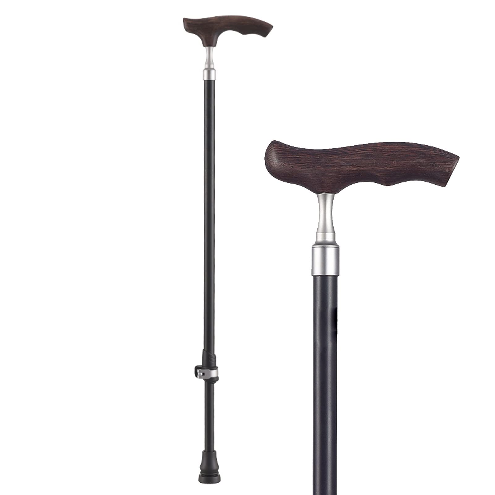 Bastón Ajustable, Bastón Ergonómico Ligero Antideslizante de Aluminio para Ancianos, Adecuado para Una Altura de 140-190 Cm (Color : A(One Leg))