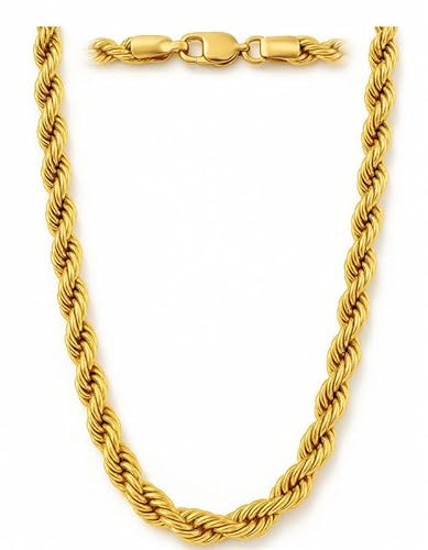 SHOP WGS Italian 23.8gm 14K Solid Yellow Gold Rope Chain