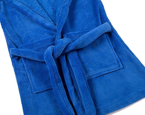 Absmm AB-SM200706 Boys Girls Cartoon Blue Shark Hooded Bathrobe Toddler Robe Pajamas Sleepwear thumb #4