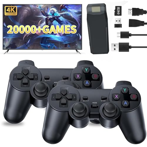 【La tua sala giochi domestica con connettività wireless】：Tecnologia di risoluzione 4K e qualità audio cristallina ad alta fedeltà, ogni schermata di gioco è chiara e dettagliata, come se fosse a portata di mano. L'interfaccia HDMI può essere collegata a monitor di computer, proiettori, videogiochi plug and play per TV, creando la tua sala giochi domestica