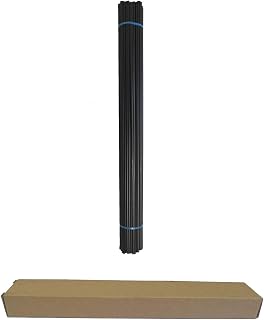 Polypropylene PP Plastic Welding Rods - 52Ft Length ,0.2"W x 0.1"H (Black)