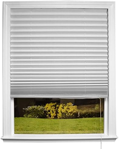 Original Corded Lift Sheer View Solar Fabric Shade White, 36” x 72"