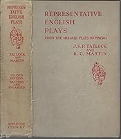 Representative English Plays: From the Miracle Plays to Pinero B0007F03R8 Book Cover