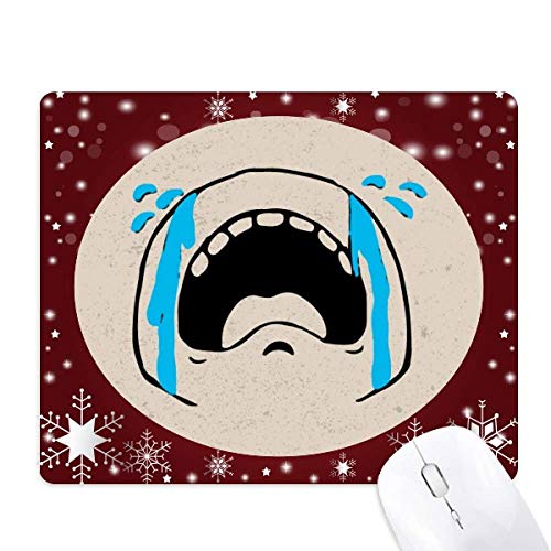 Tapis de souris smiley tu cries fort pour réchauffer votre bureau en hiver