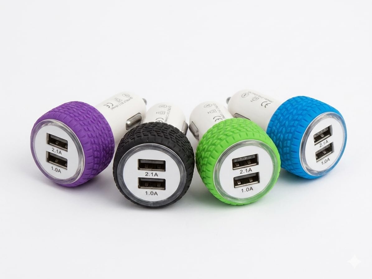 5V 2.1A, Çift USB'li Oto Çakmak Adaptör, Hızlı Şarj