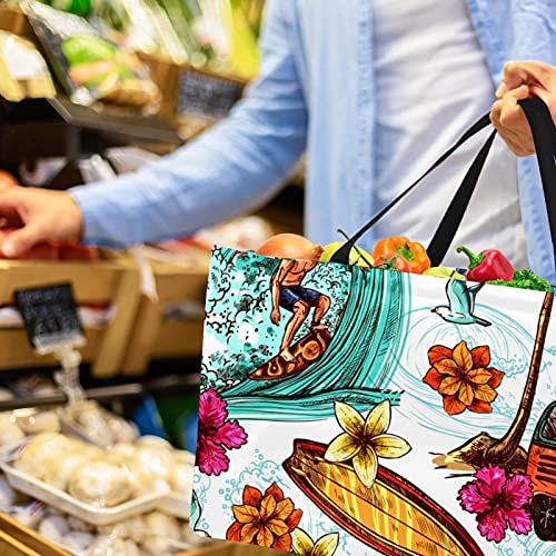 Panier de courses grand sac de rangement réutilisable pour vos courses - 6