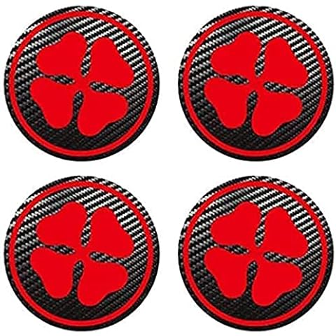 4Pcs Hub Centre ​Caps for Alfa Romeo Mito Giulietta Giulia 147 156 60mm Cover