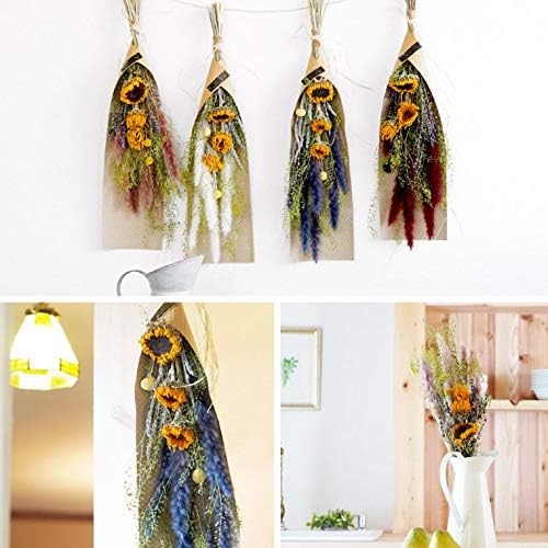 Amazon 花 まりか ドライフラワー ギフト ひまわり スワッグ コバルト ドライフラワー オンライン通販