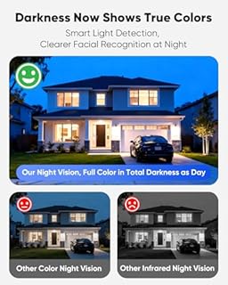 MoonLull SafeView Window Camera–3K 5MP Security Camera, Anti-Glare Through-Glass Vision,Color Night Vision,No Monthly Fee SD Card Storage,Drill-Free Indoor Mount for Apartment & Renters,2.4/5G WiFi